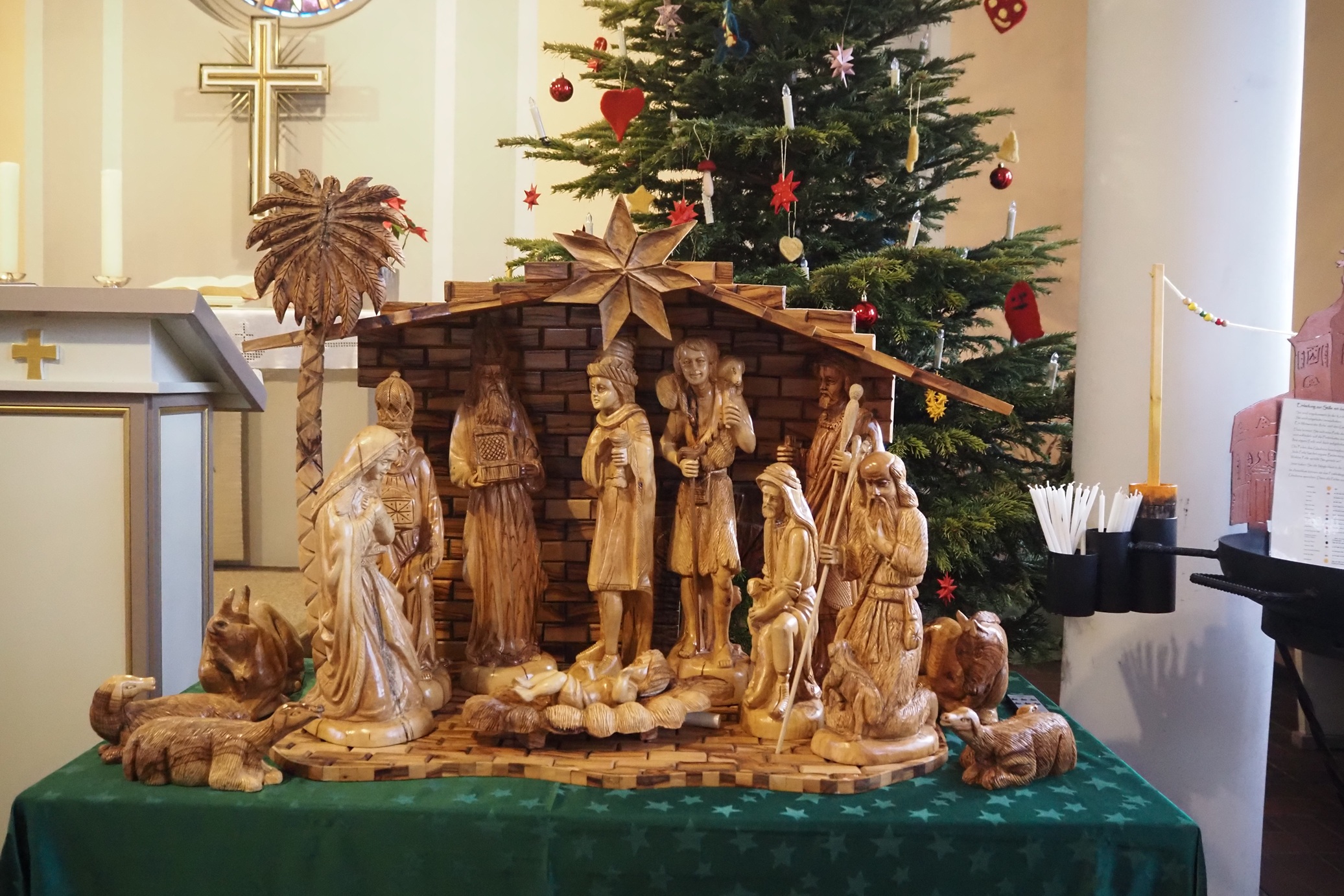 Holzkrippe Kladow Kirche